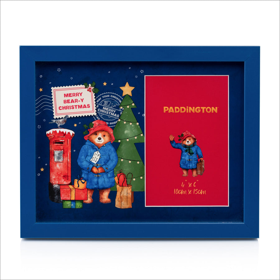 Paddington Photo Frame "Merry Bear-y Christmas" 4" x 6"