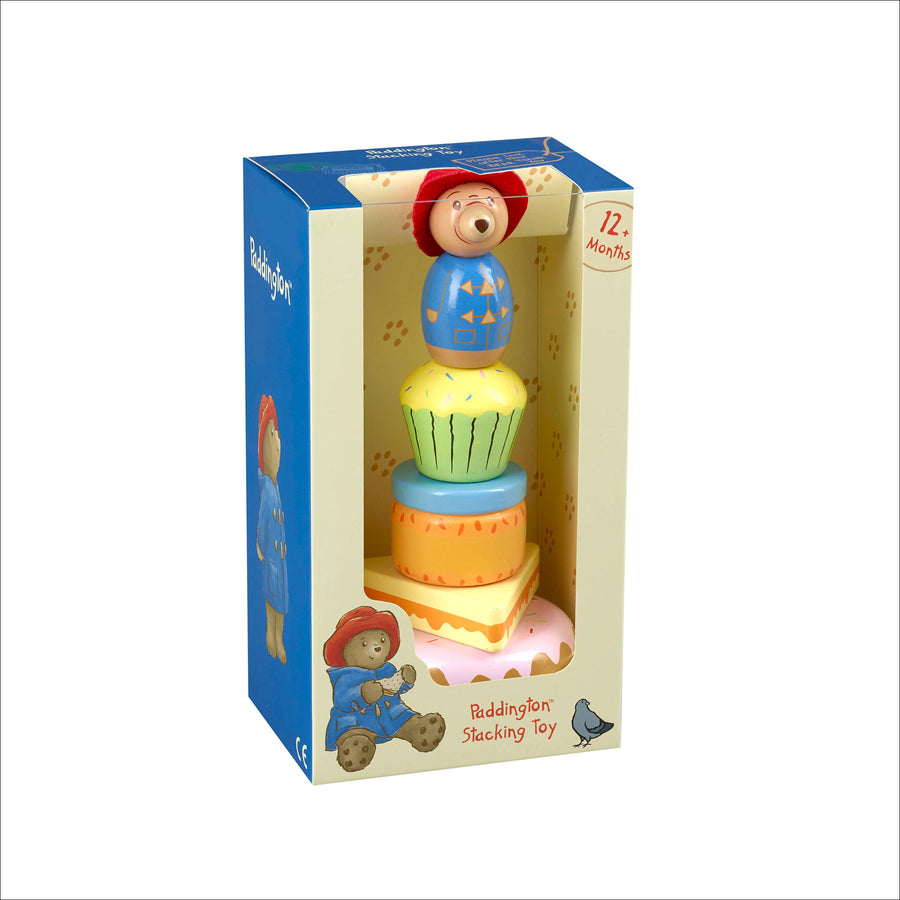 paddington bear wooden stacking toy