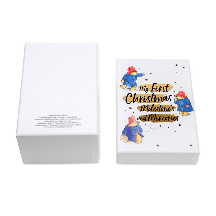 Paddington First Christmas Memory Box & Milestone Cards