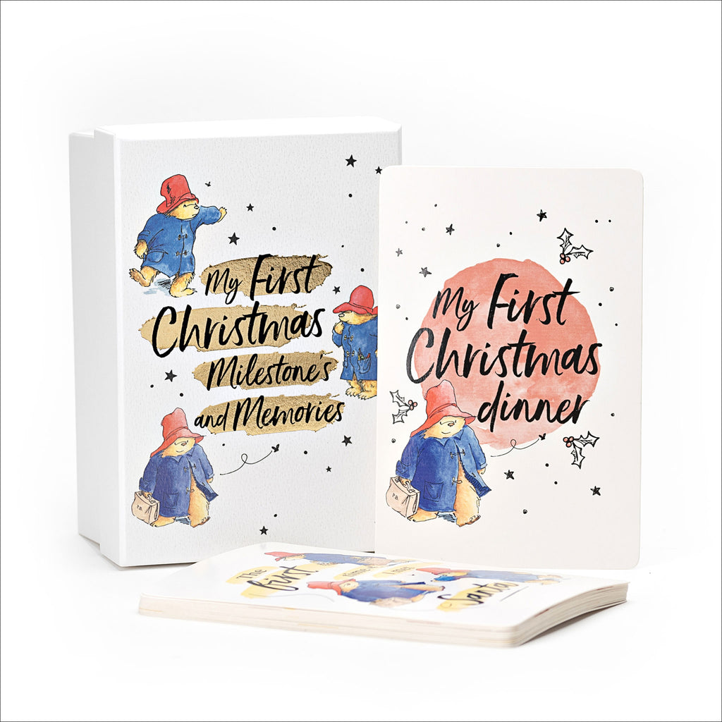 Paddington First Christmas Memory Box & Milestone Cards