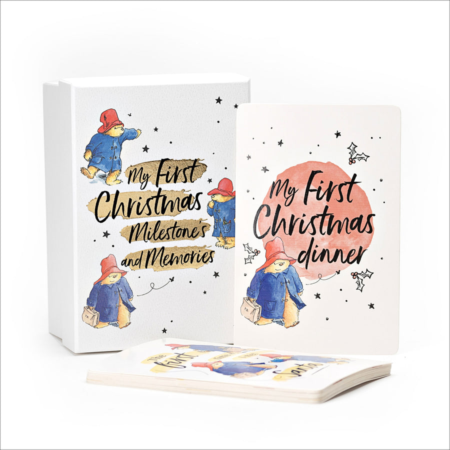 Paddington First Christmas Memory Box & Milestone Cards