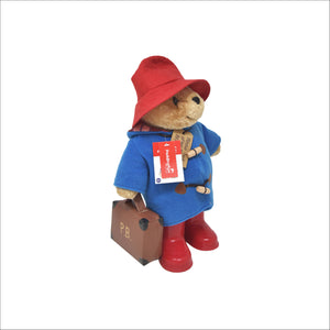 large paddington bear with boots and suitcase