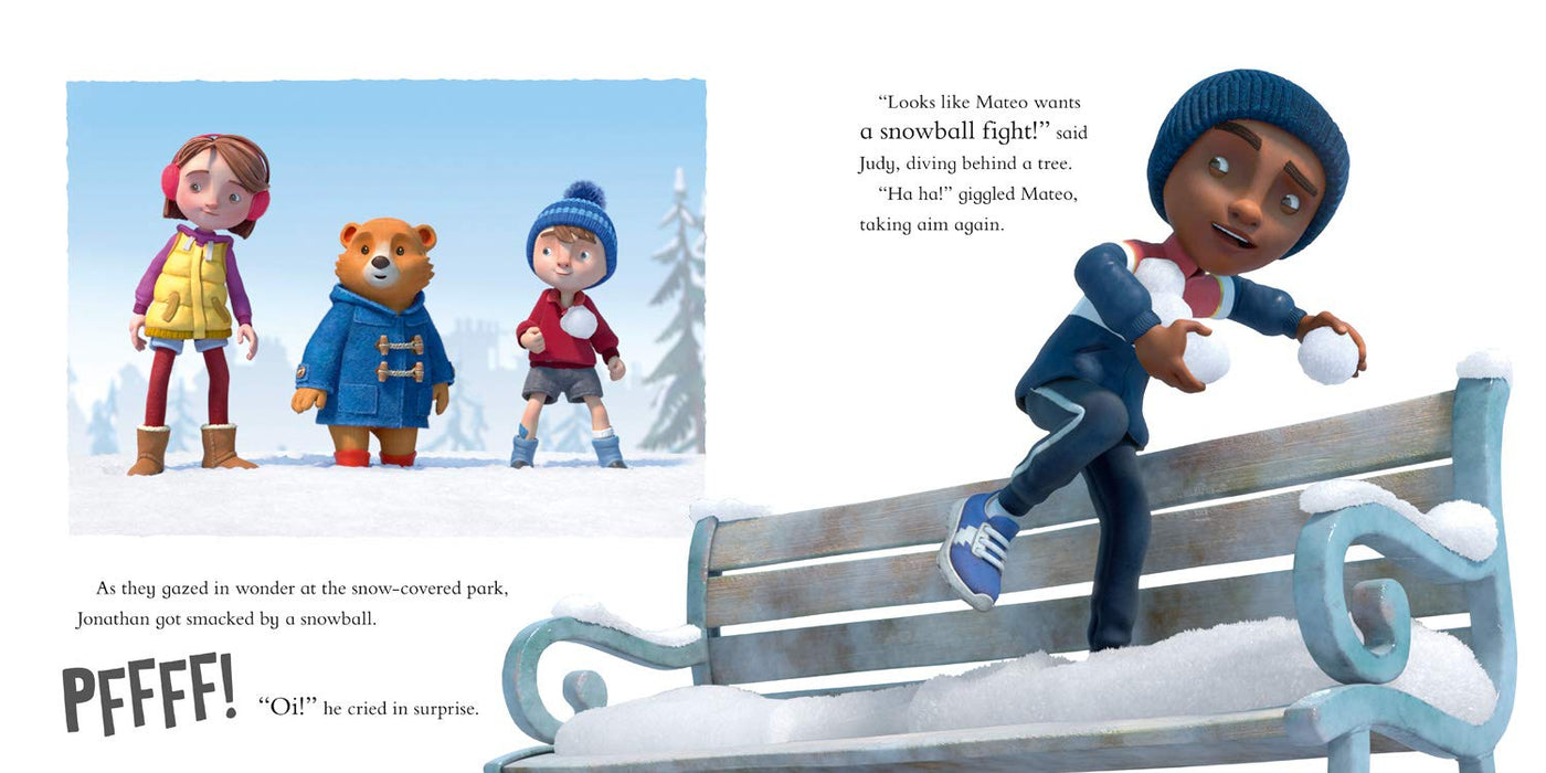 tv paddington bear picture book first snow