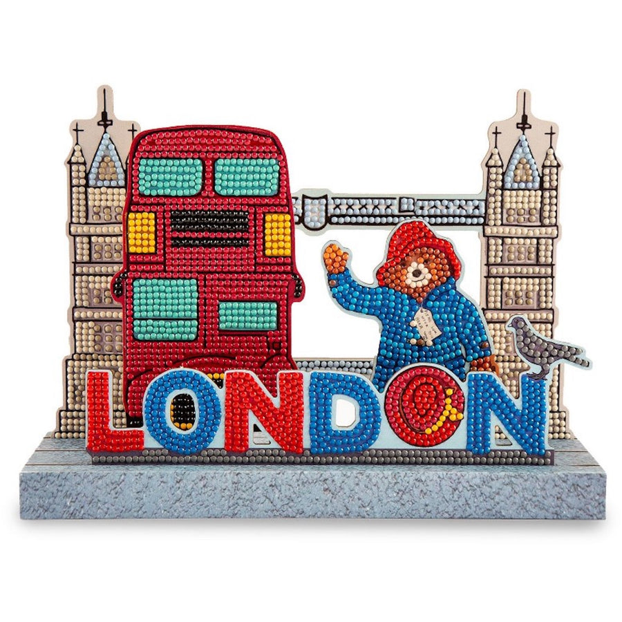 "London Tour with Paddington" Crystal Art 3D Scene